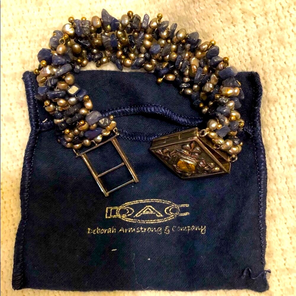 Deborah Armstrong & Company (DAC) bracelet -Silver, Citrine, Sodalite